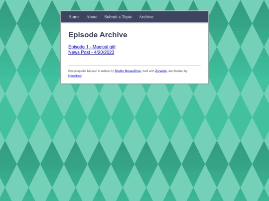 archive screenshot