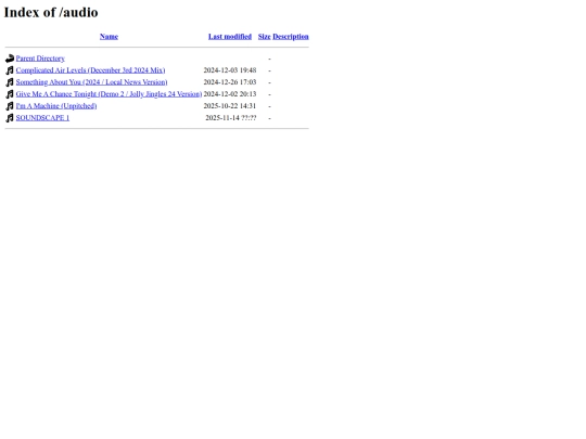 audio screenshot