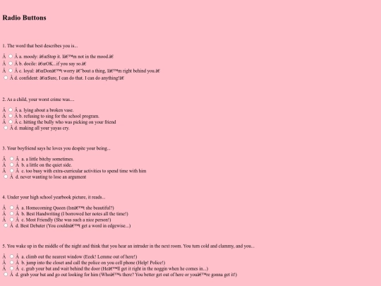 QUIZ screenshot