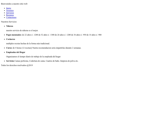 servicios screenshot