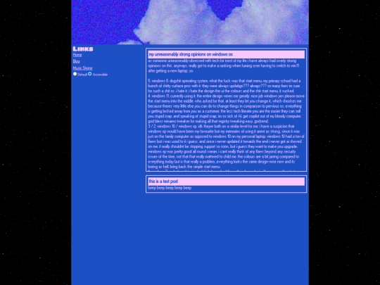 blog screenshot