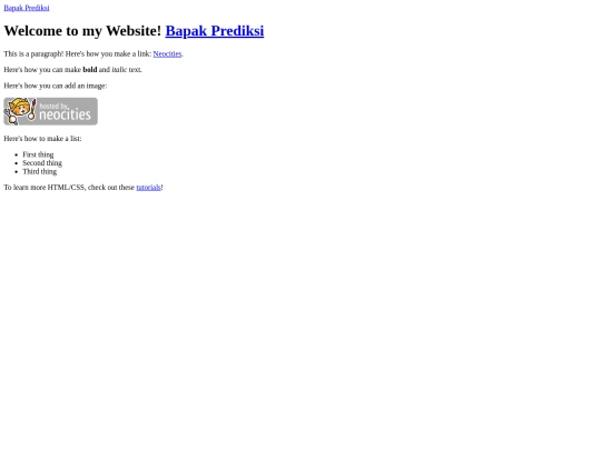 index screenshot