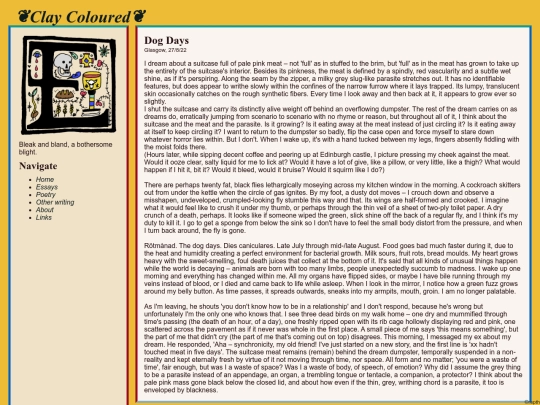 Essays/essays_dogdays screenshot