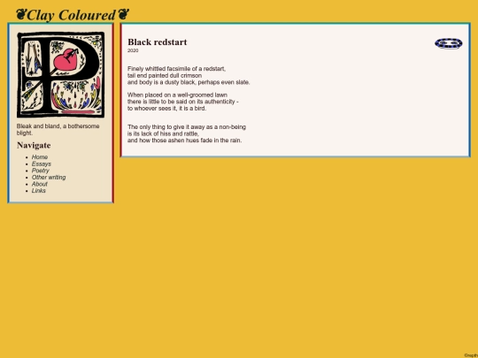 Poetry/Aviary/aviary-redstart screenshot