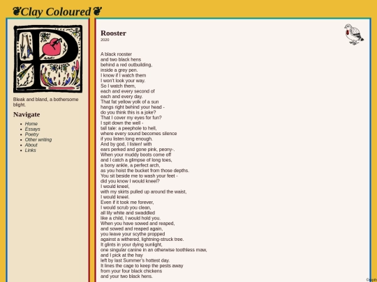 Poetry/Aviary/aviary-rooster screenshot