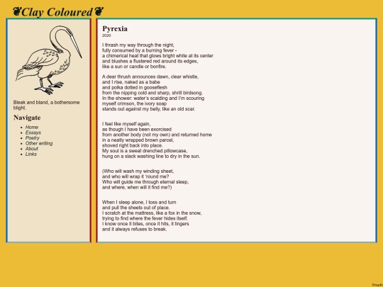 Poetry/Dormitory/dormitory-pyrexia screenshot