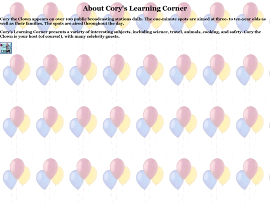 About Cory's Learning Corner screenshot