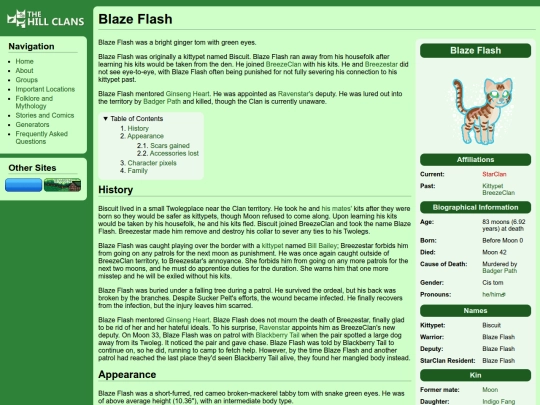 cats/blaze flash screenshot