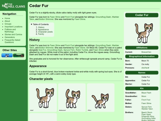 cats/cedar fur screenshot