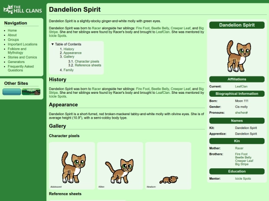 cats/dandelion spirit screenshot
