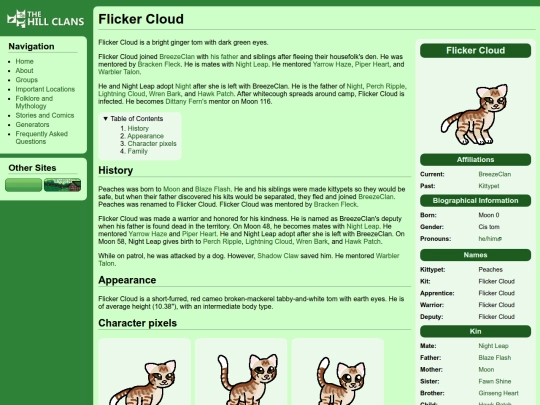 cats/flicker cloud screenshot