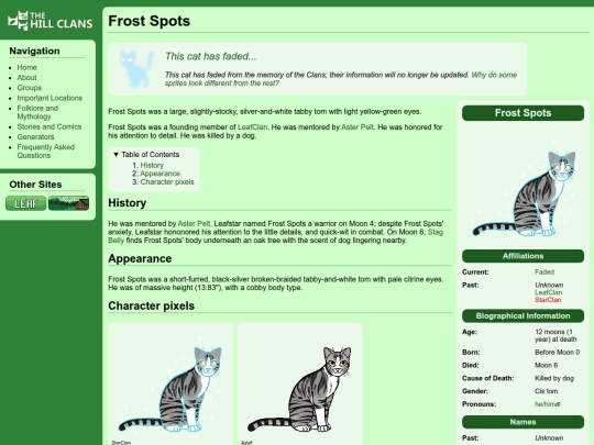 cats/frost spots screenshot