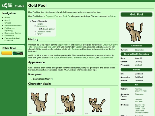 cats/gold pool screenshot