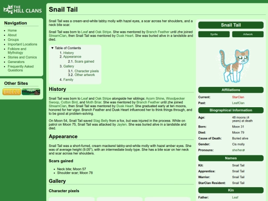cats/snail tail screenshot