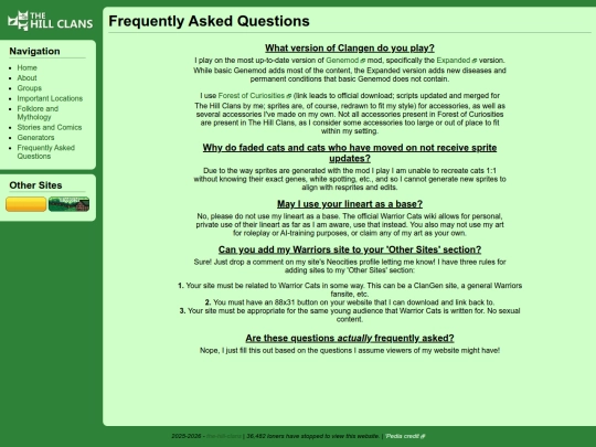 faq screenshot