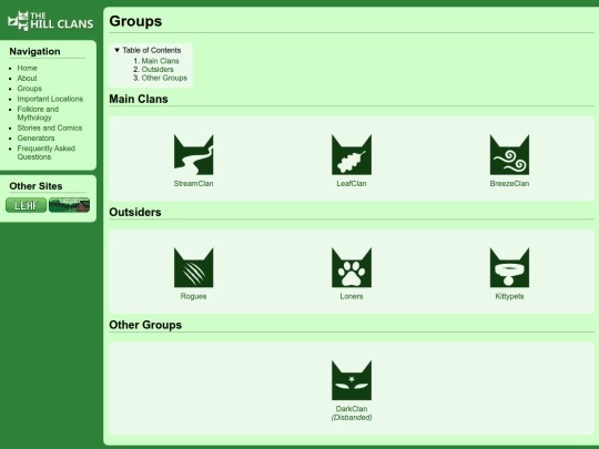 groups screenshot