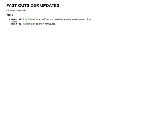 outsiderupdates screenshot