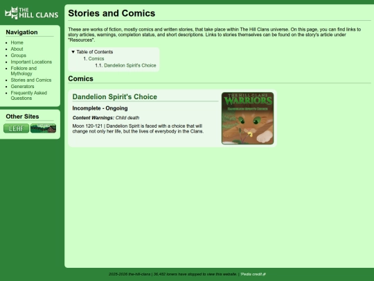 readthehillclans screenshot