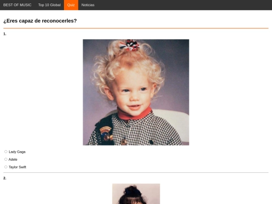 Quiz screenshot