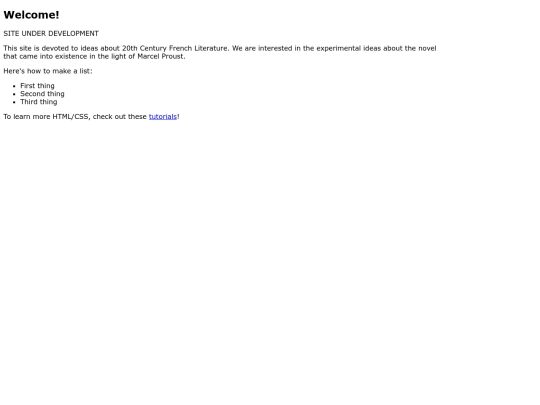 index screenshot