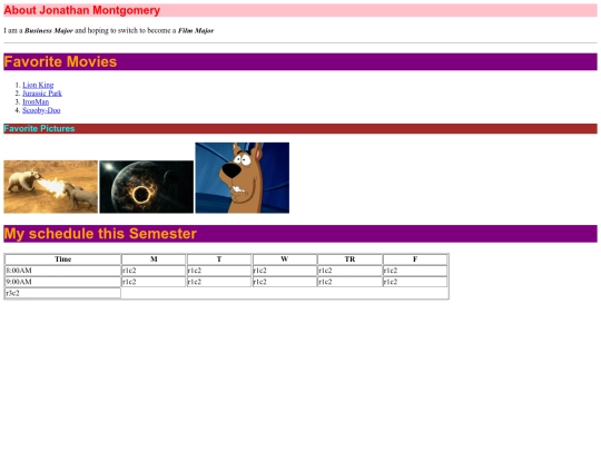 index screenshot