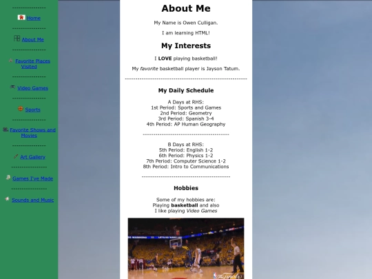 Aboutme screenshot