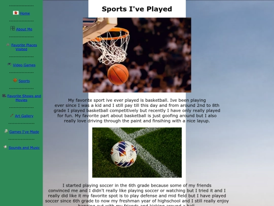 Sports screenshot