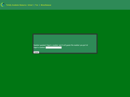 Games/NumberGuesser screenshot