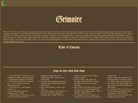 Grimoire screenshot