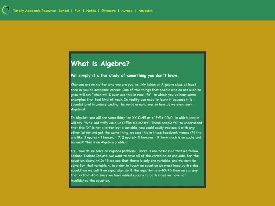 School/Algebra screenshot