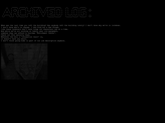 log screenshot