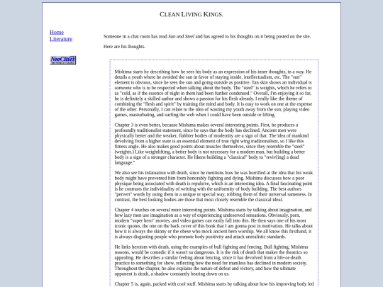 pages/literature/sunandsteel screenshot