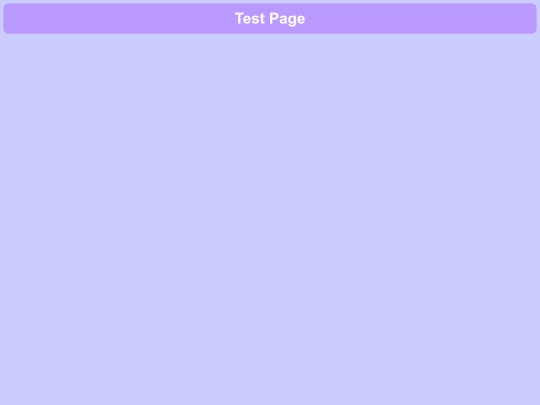 test screenshot