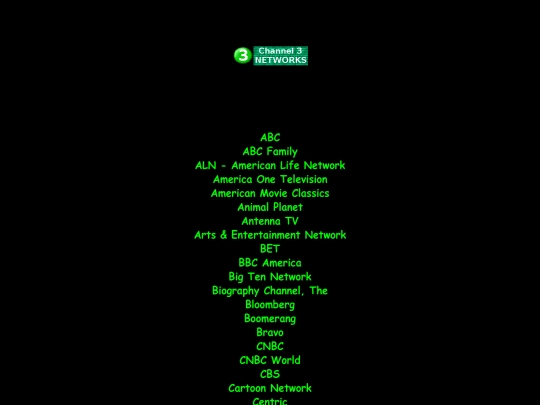 networks screenshot