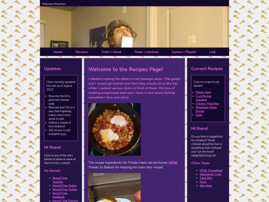 Recipes screenshot