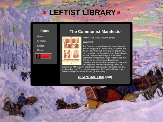 books/tcm screenshot