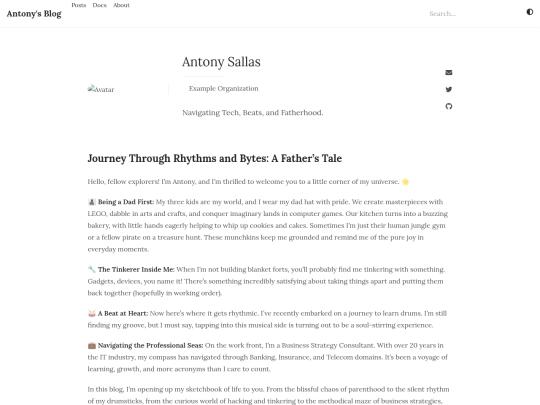 authors/example-author/page/1 screenshot