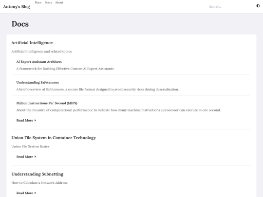 categories/docs/page/2 screenshot