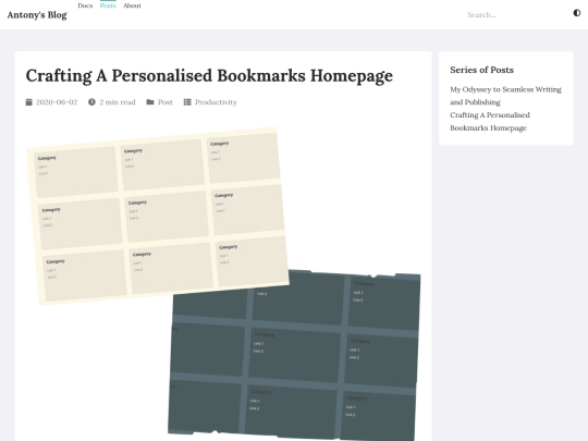 posts/bookmarks screenshot
