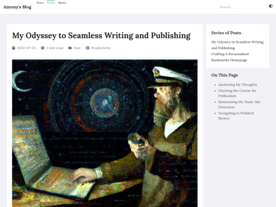 posts/my-blogging-setup screenshot