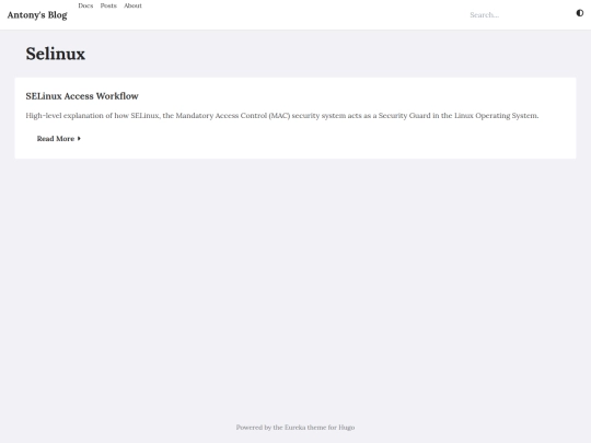 tags/selinux screenshot