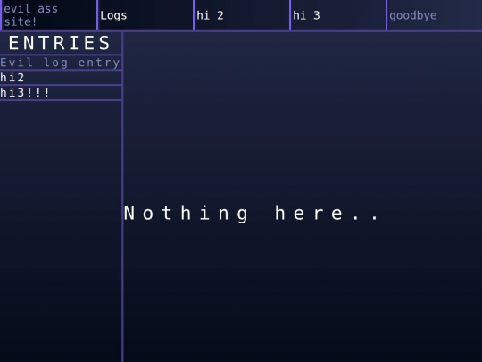 logs screenshot
