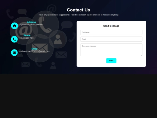 Contact screenshot