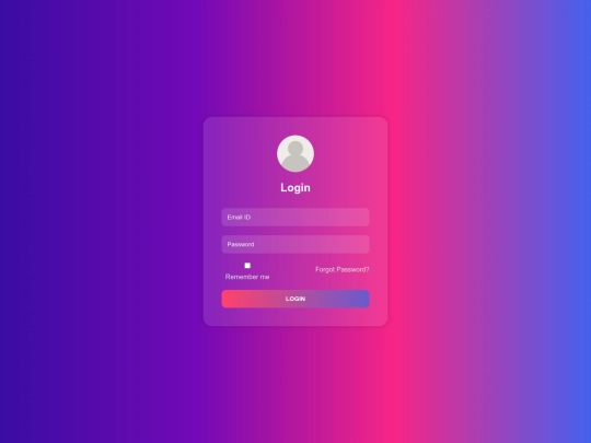 login screenshot