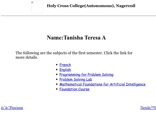 html/front screenshot