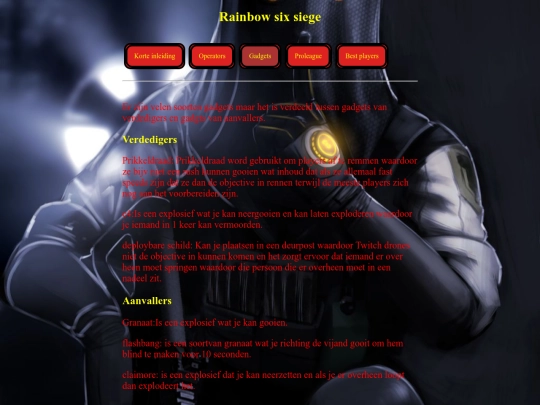 info screenshot