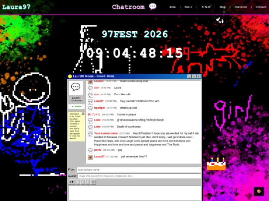 chatroom screenshot