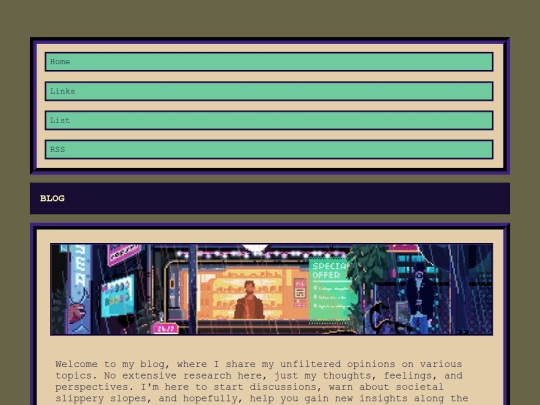 blog screenshot