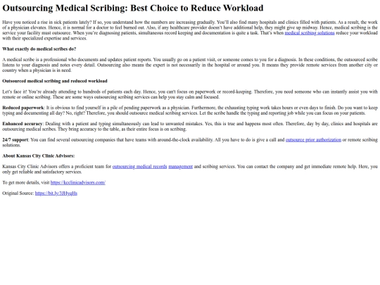 outsourcing-medical-scribing-best-choice-to-reduce-workload screenshot