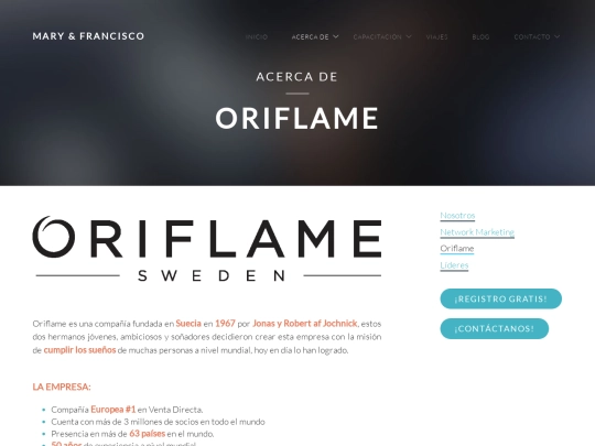 acerca-oriflame screenshot